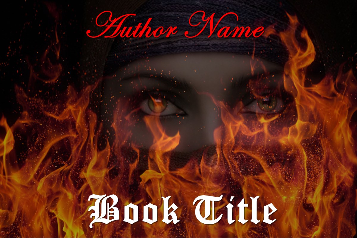 Veiled woman on fire - $35